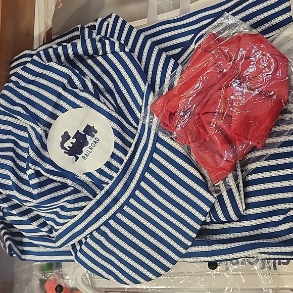 NWT Adult Costume Train Engineer size M - Picture 2 of 2